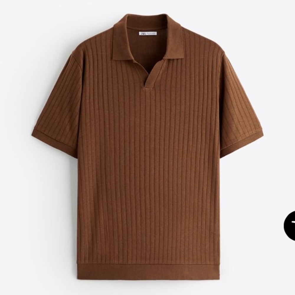 Zara ribbed polo